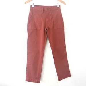 Size 00 (24) - LUCKY BRAND Women's Rusty Brown Straight Leg Pants